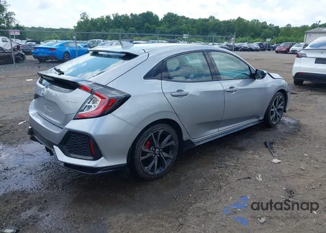 2018 Honda Civic Sport из США, поврежденный, VIN SHHFK7G42JU227004